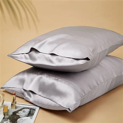 Warna Pepejal 22 Momme 100% Sarung Bantal Sutera Mulberi